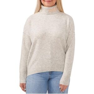Vince Camuto loose turtleneck heather grey sweater M